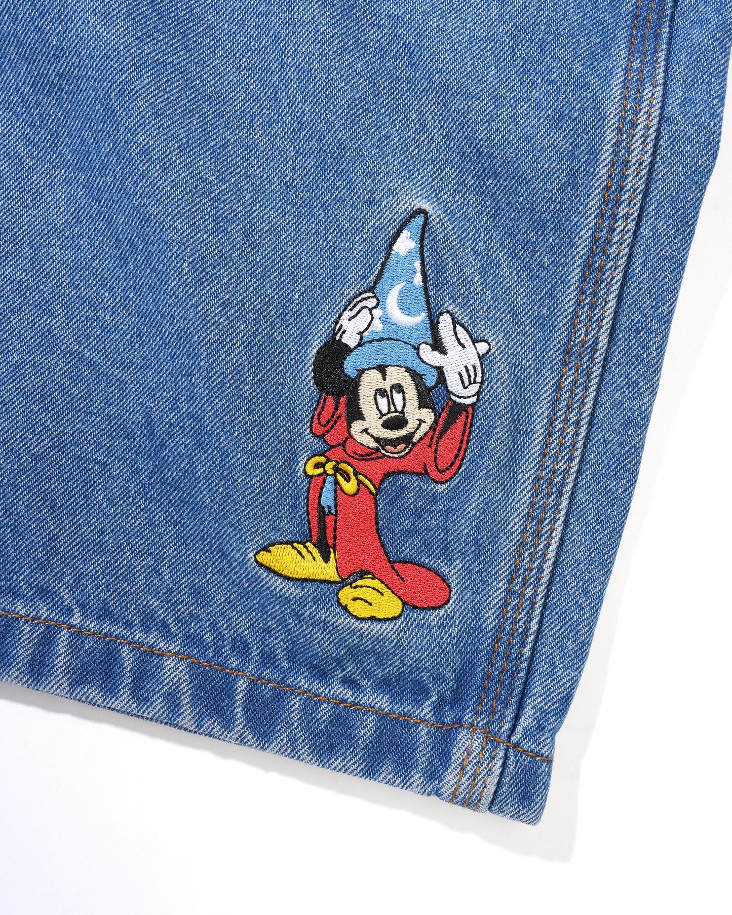Sorcerer Baggy Denim Shorts - Washed Indigo
