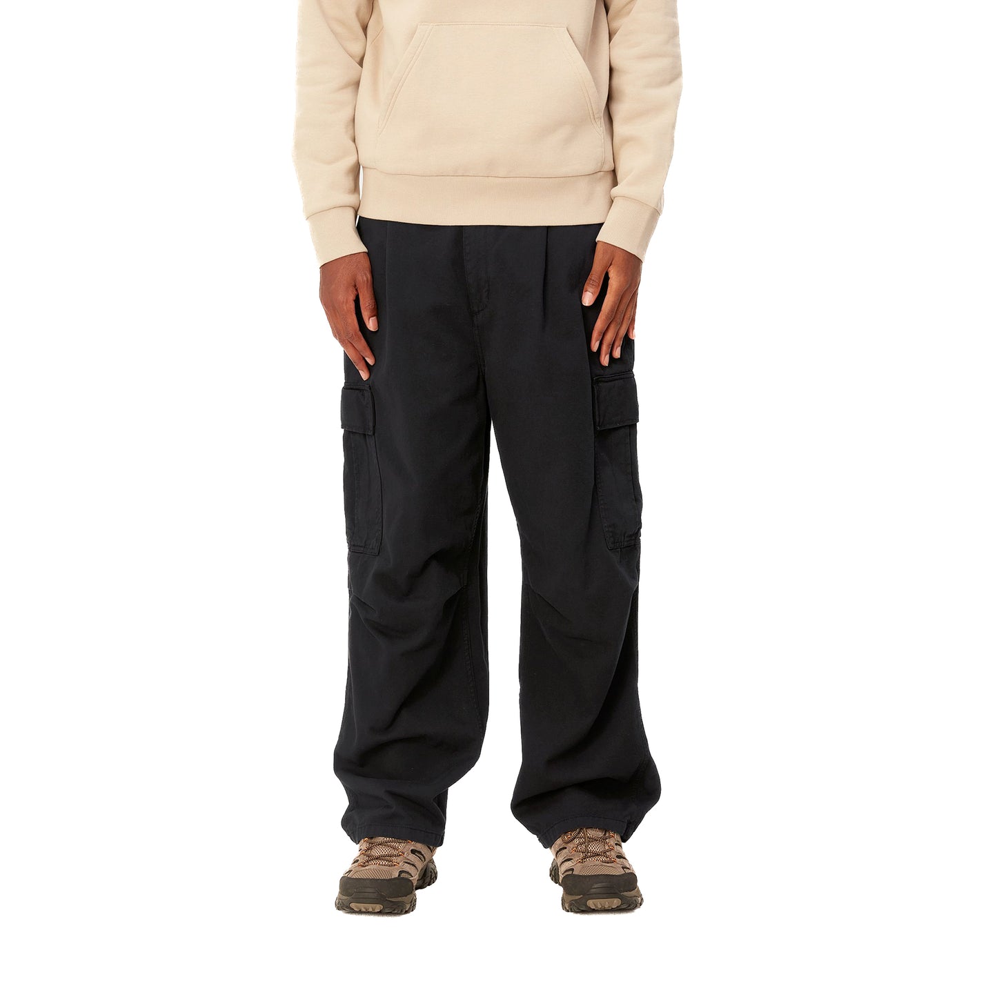 Cole Cargo Pants - Black (Garment Dyed)