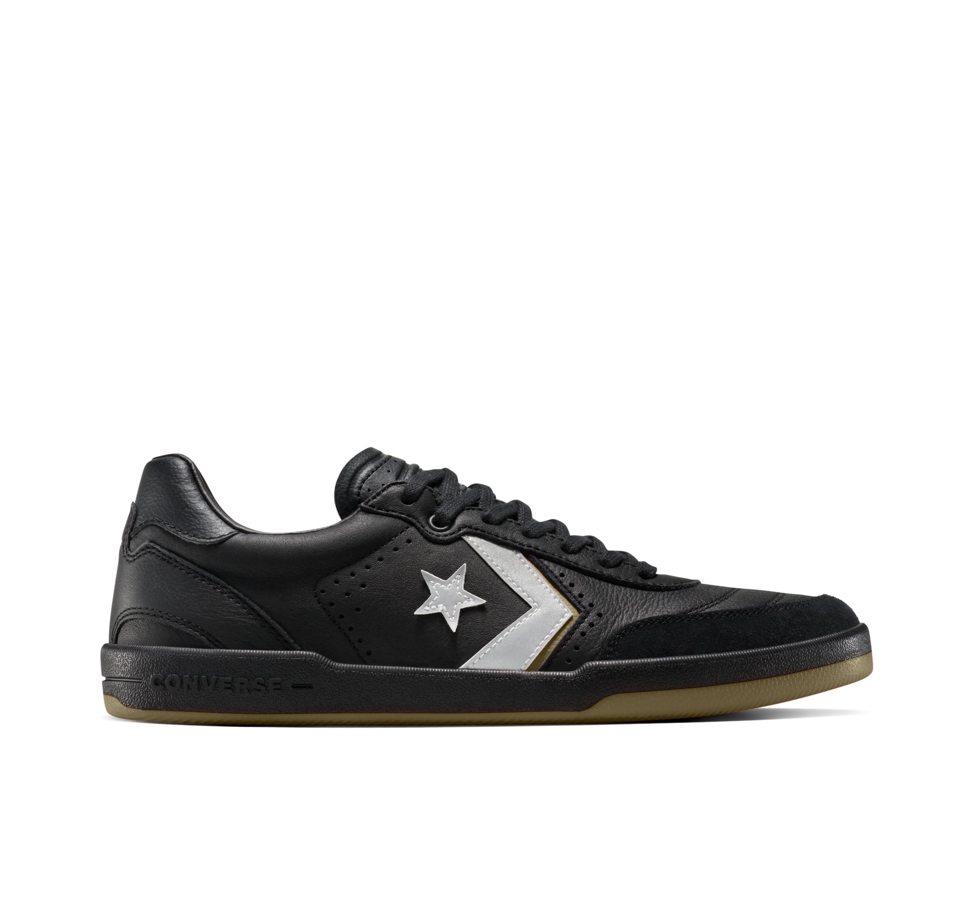 LL2 leather black shoes converse
