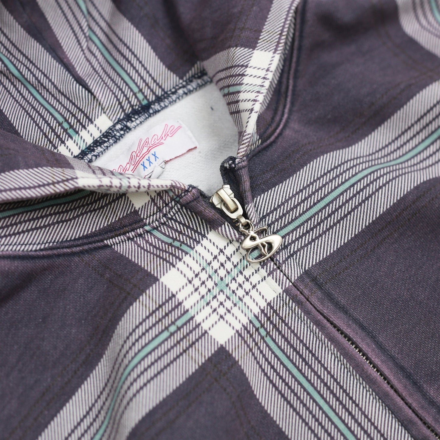 Crib Checkered Hood - Blue