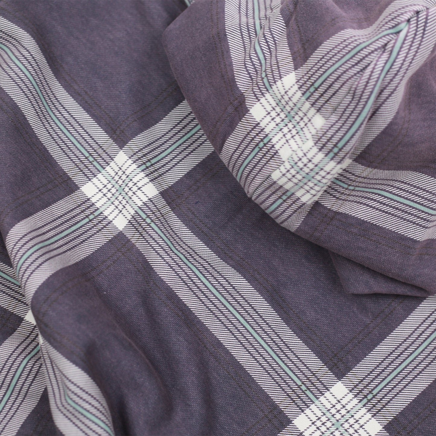 Crib Checkered Hood - Blue