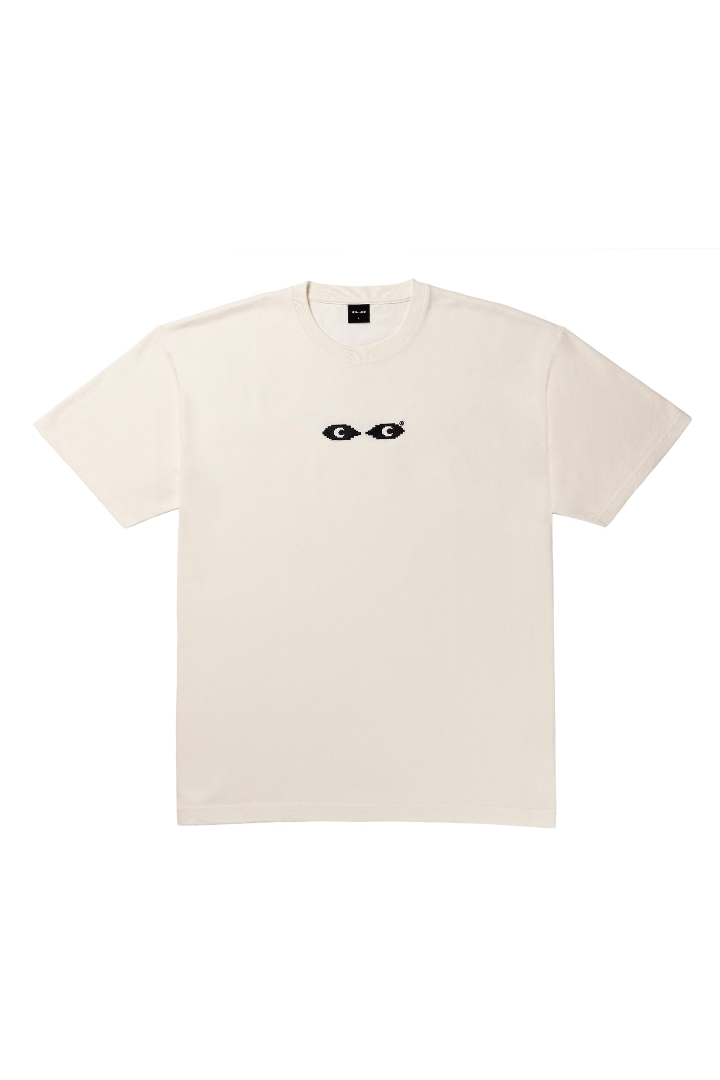 Embroidery Logo Tee - Cream