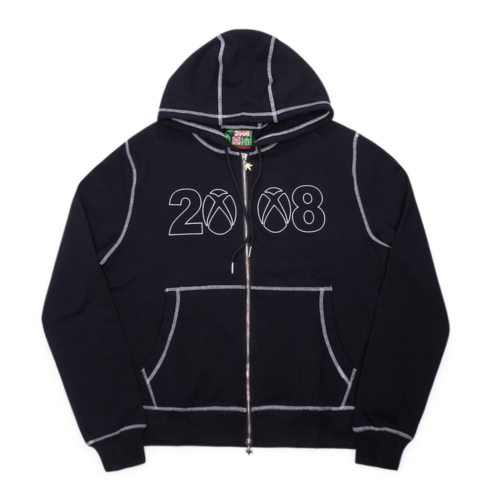 Fuck This Industry 8Box Zip Up Hoodie - Black / White – Cybercafé® Skateshop