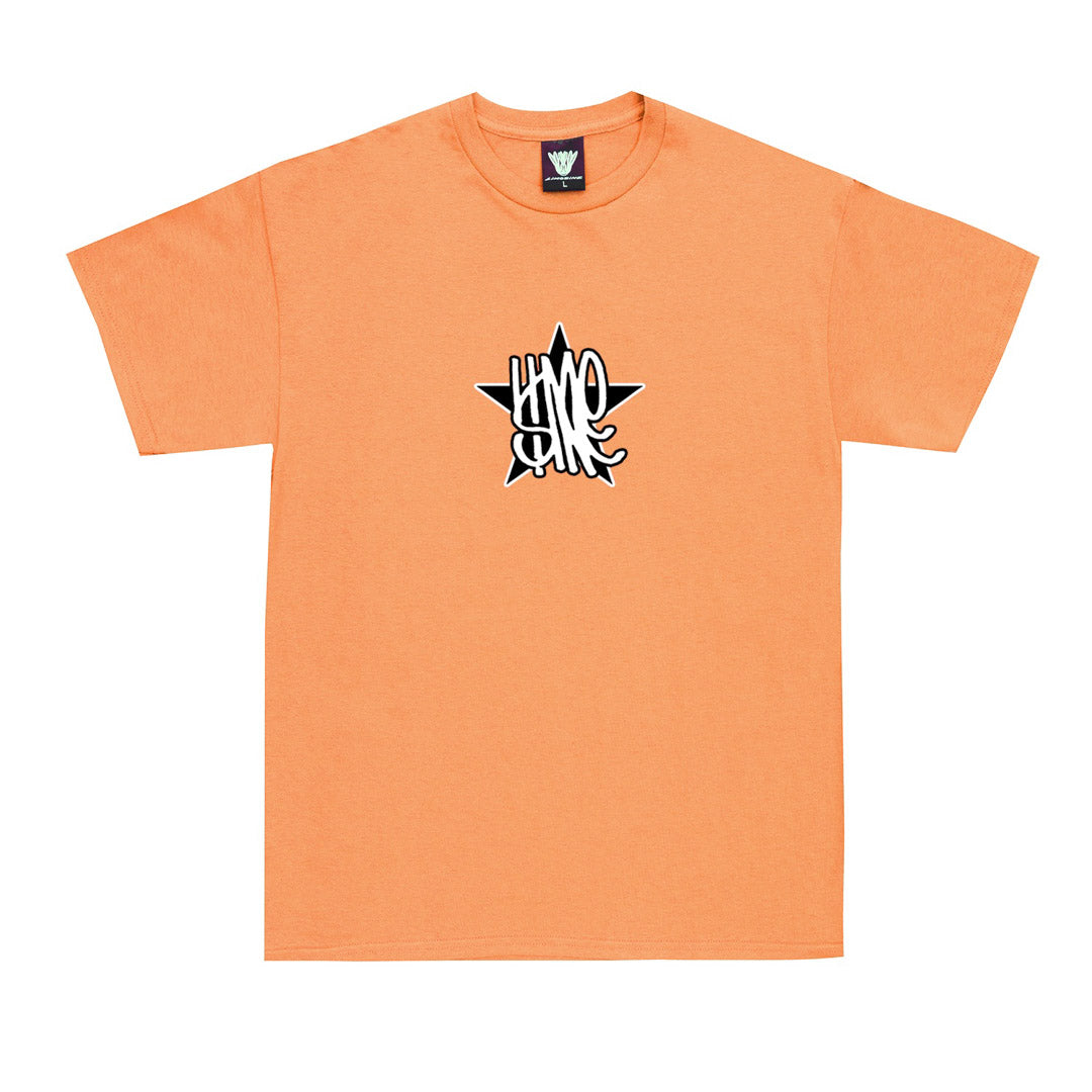 Star Tee - Orange Coral