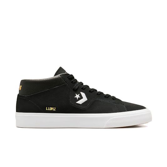 CONS Louie Lopez Pro Mid - Black / Black / White