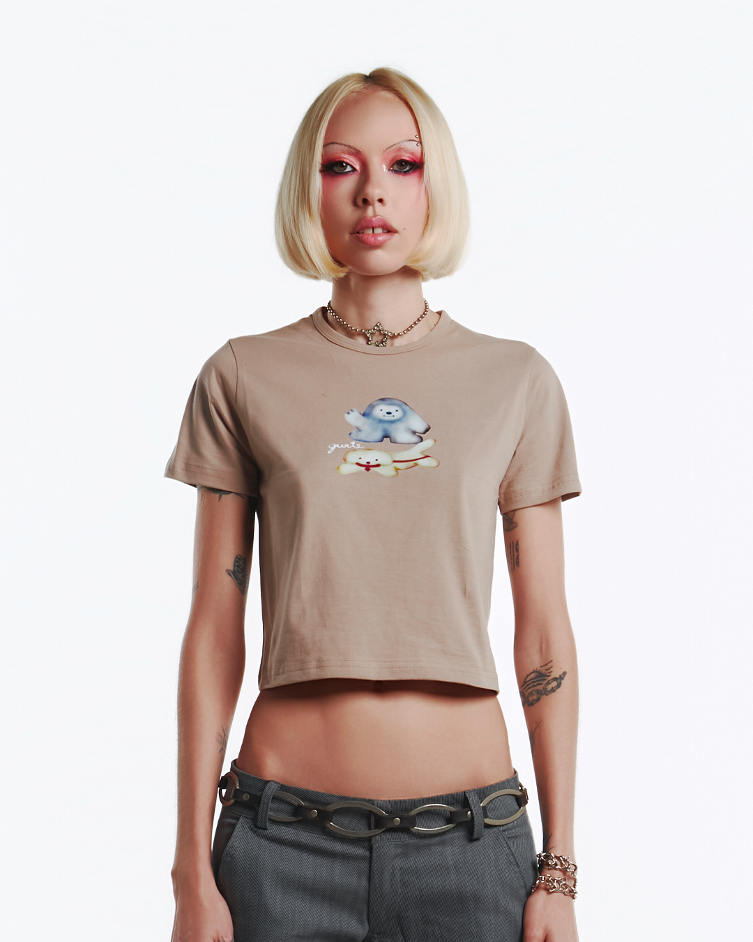 Passeio Baby Tee - Beige