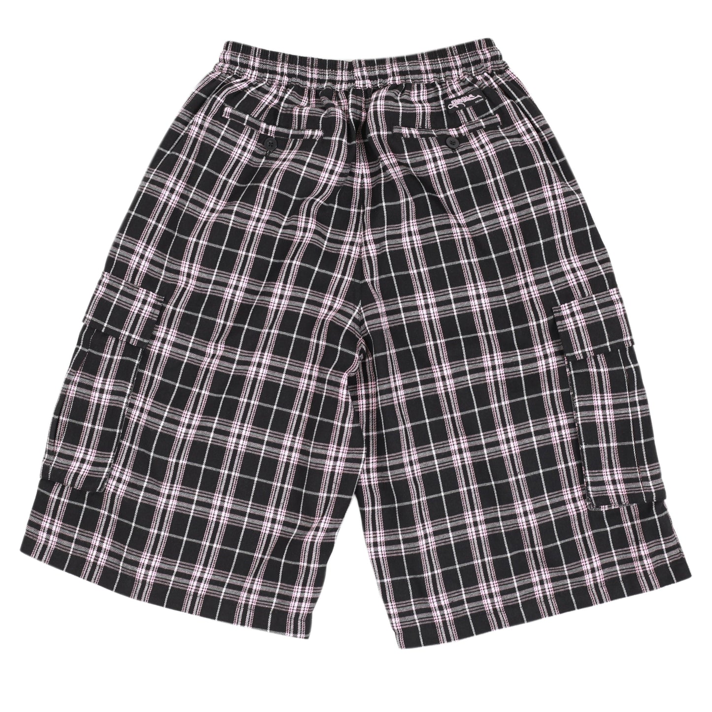 Shoreline Plaid Shorts - Black / Pink