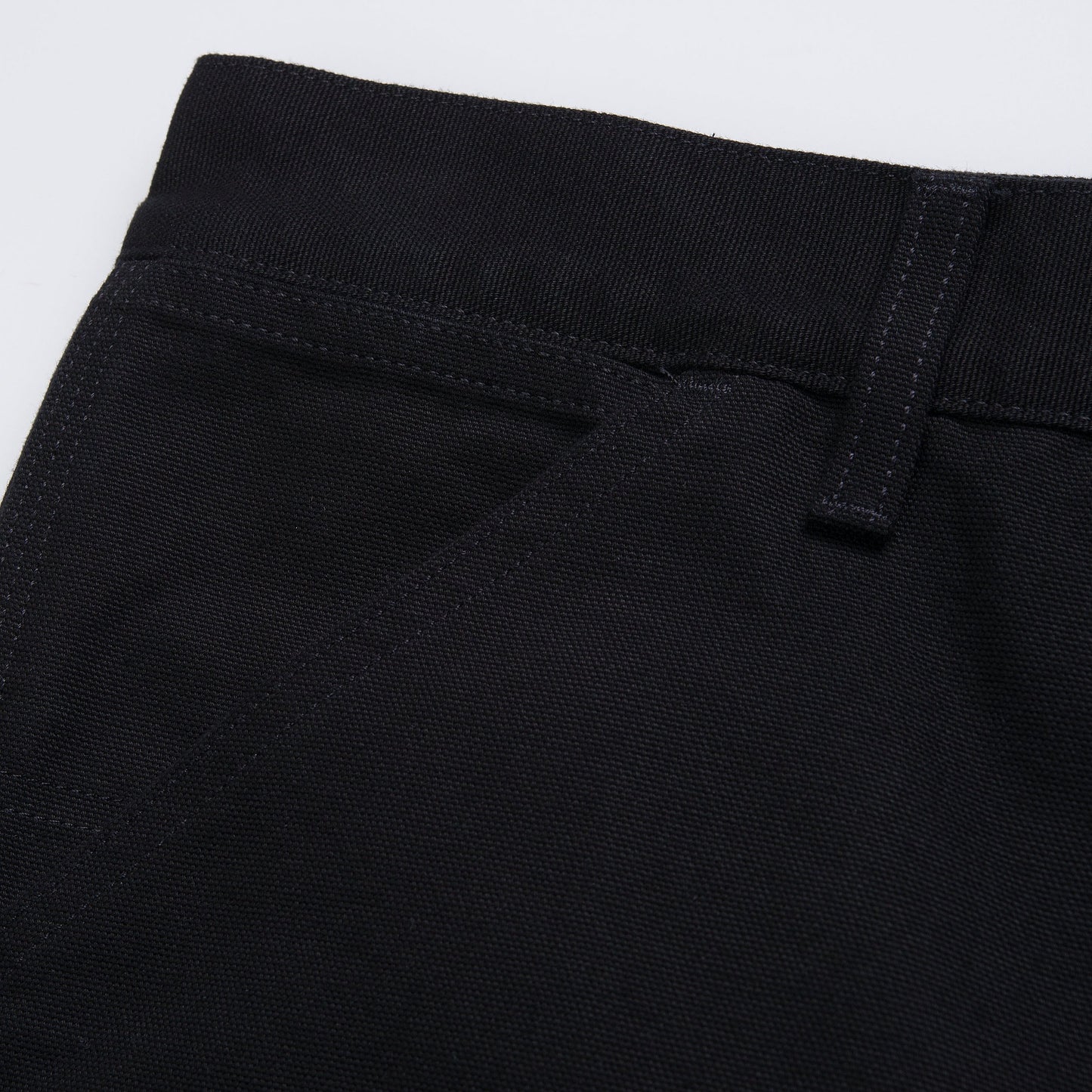 Single Knee Shorts - Black