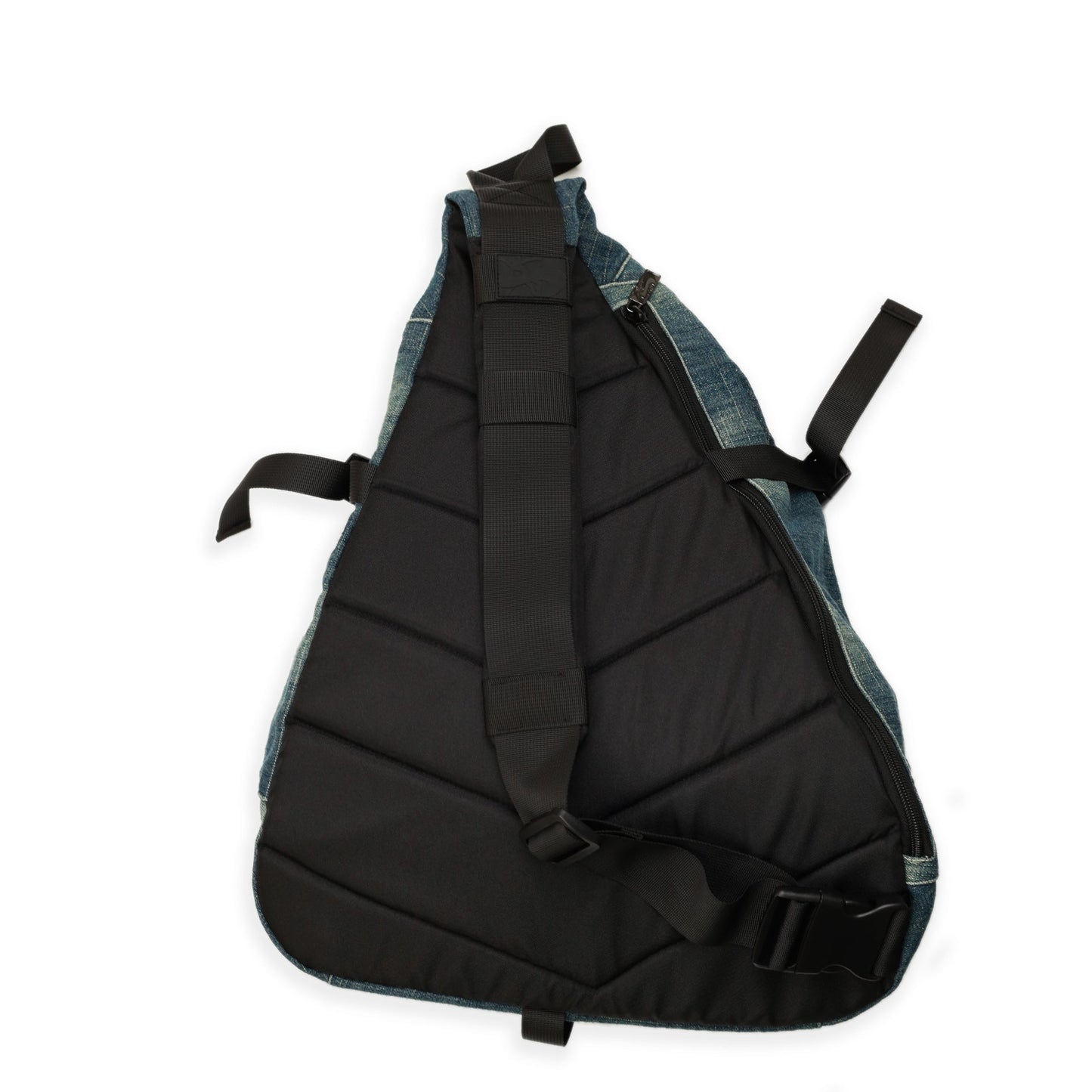 Denim Sling Backpack - Washed Blue