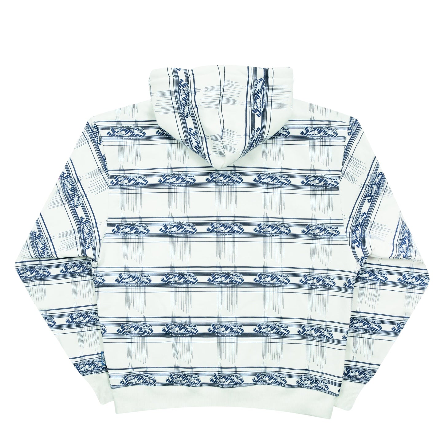 Syphon Zip Hoodie - White / Purple