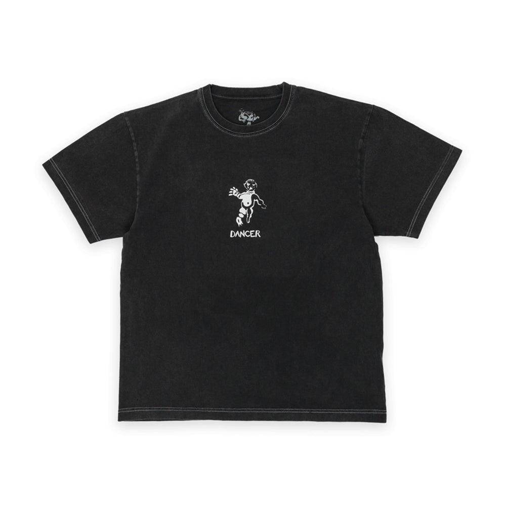 OG Logo Tee - Washed Black / White Stitch
