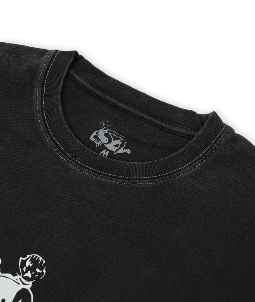 OG Logo Tee - Washed Black / White Stitch