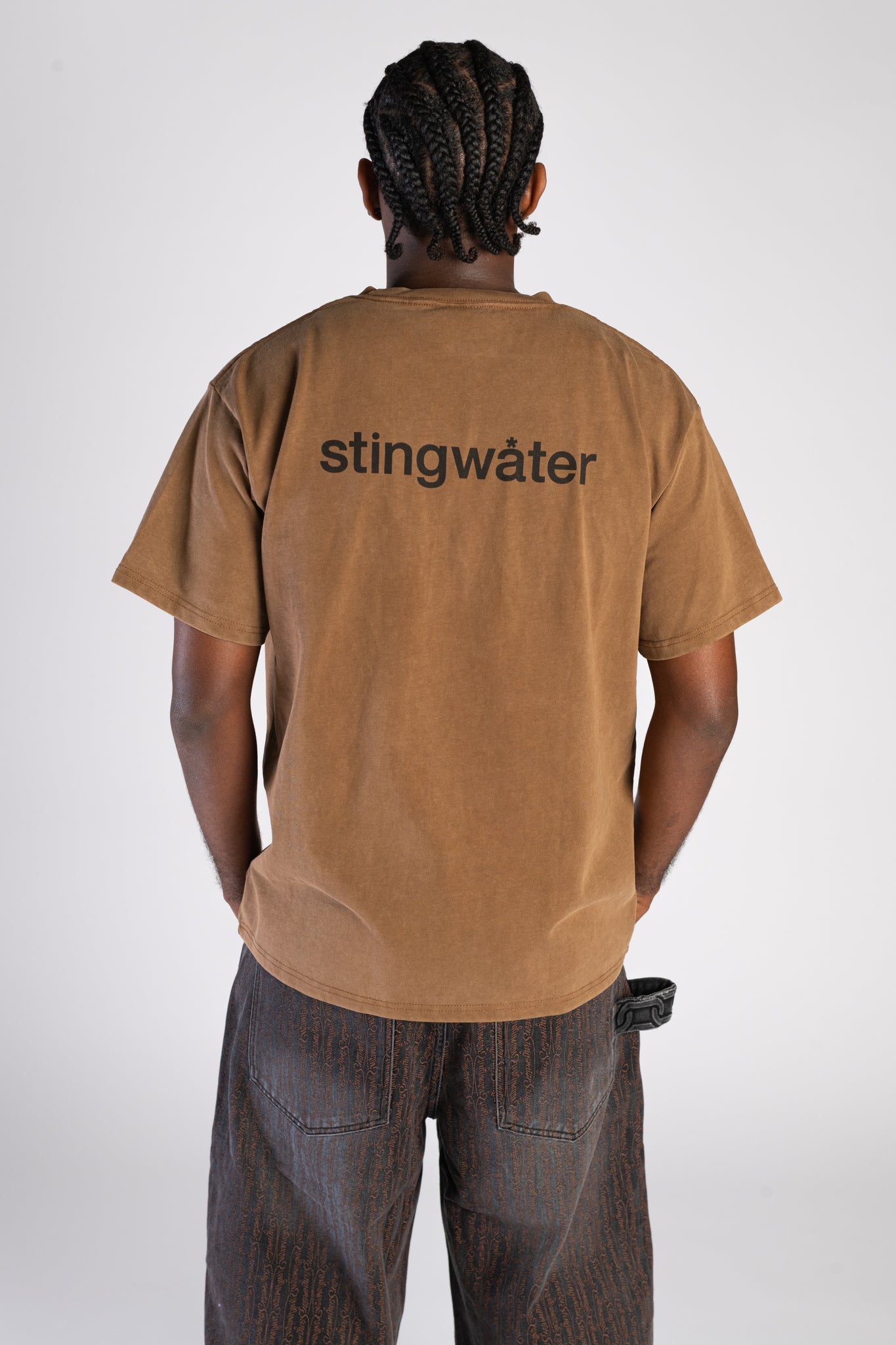 Mini Crisis Tee - Faded Brown