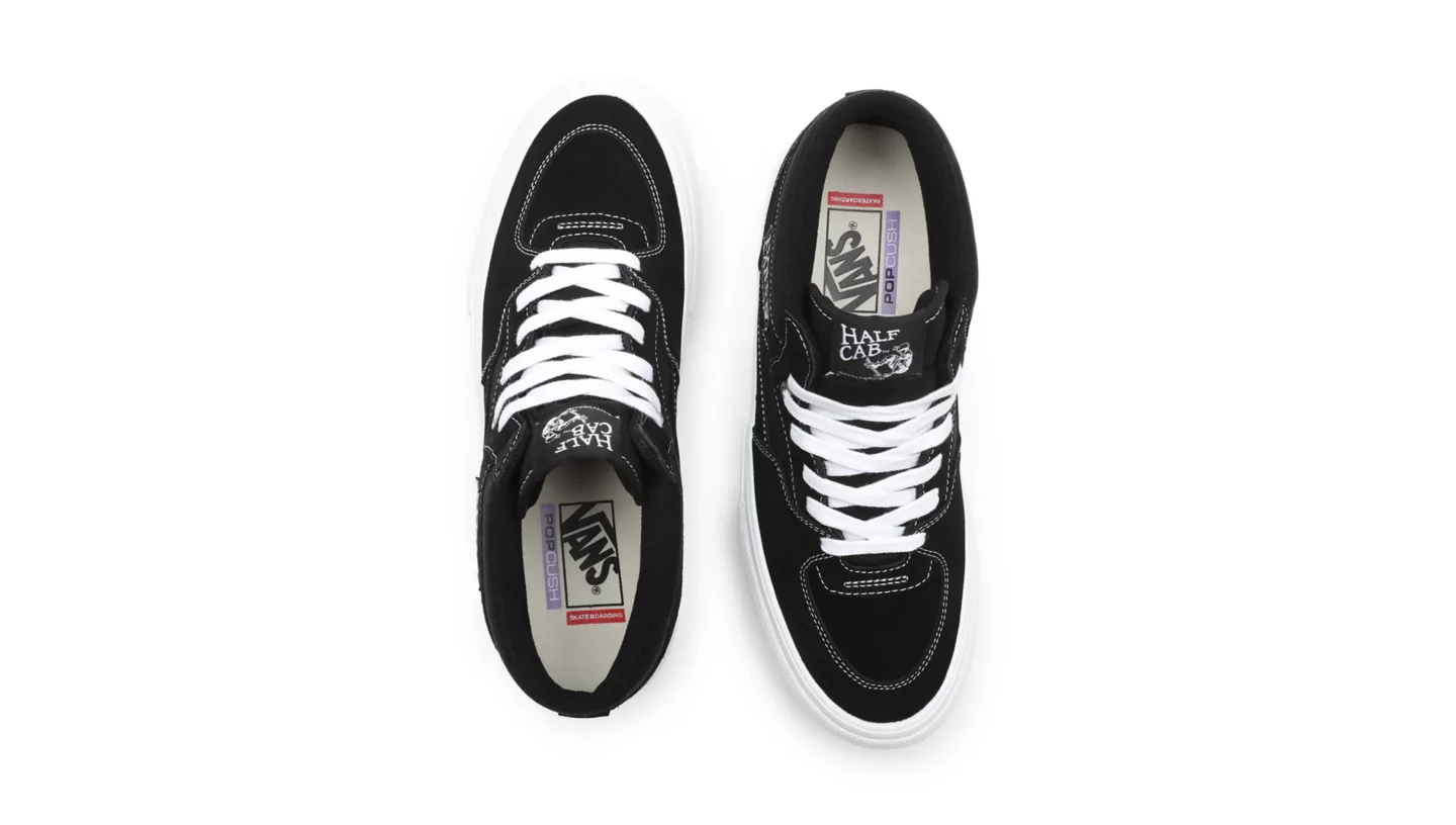Skate Half Cab - Black / White