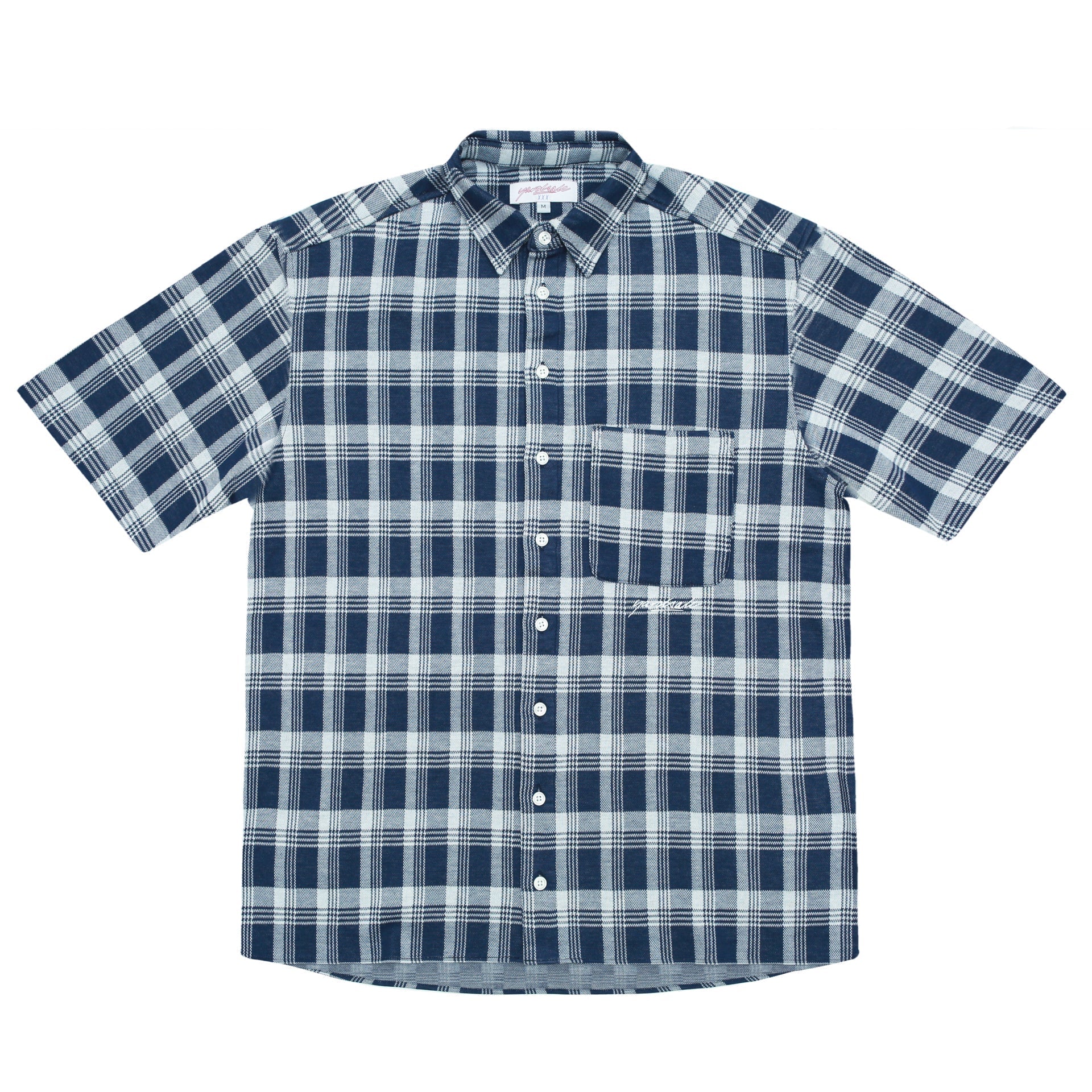 yardsale-knitted-short-sleeved-shirt-blue-white
