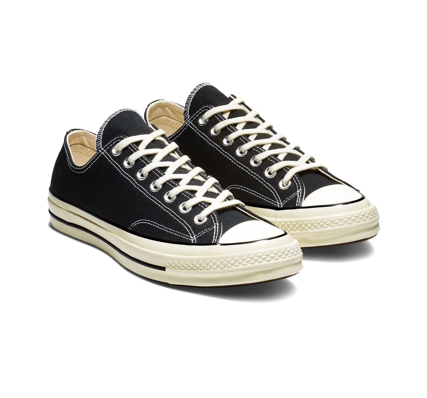 Chuck 70 OX - Black / Black / Egret
