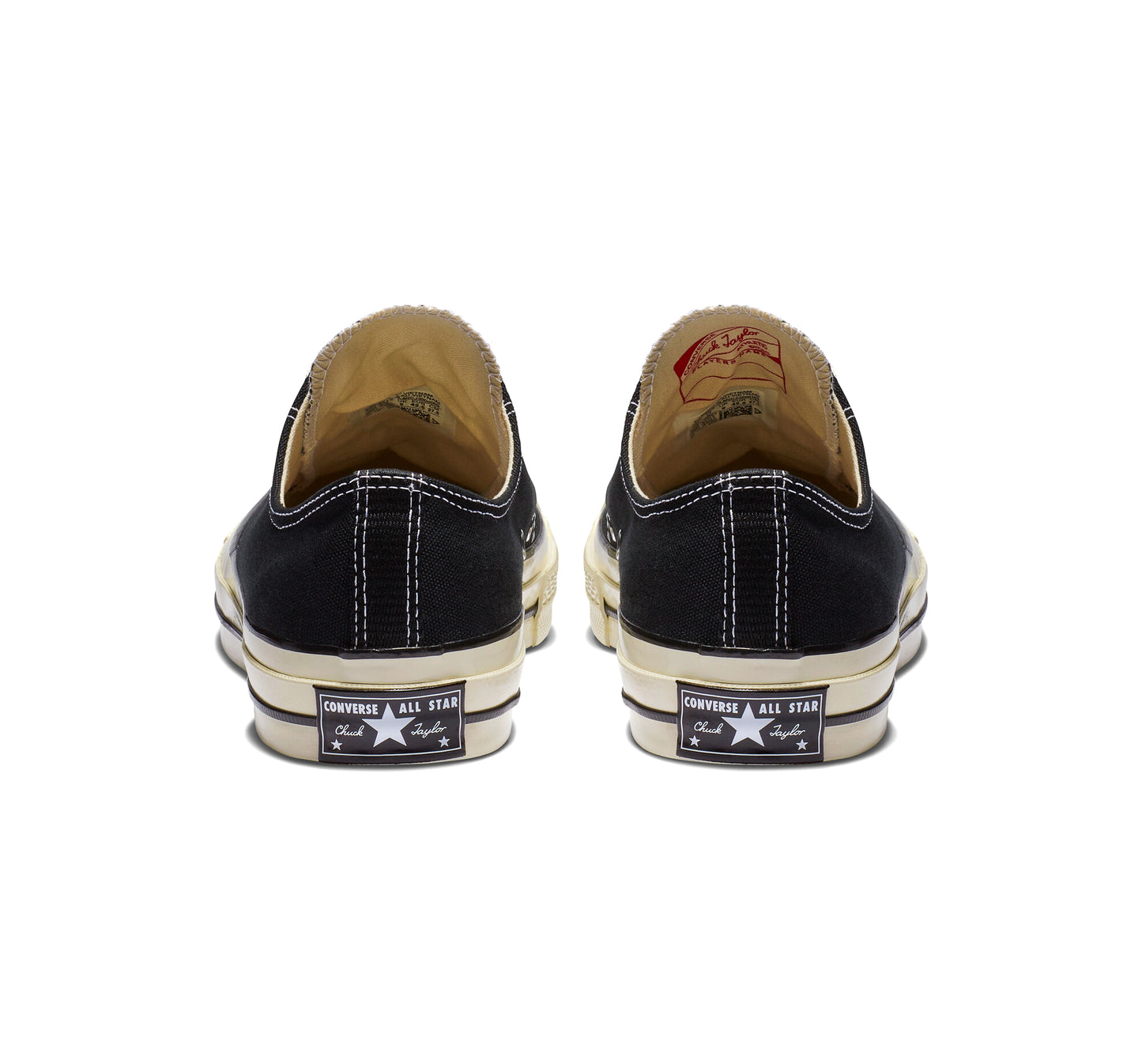 Chuck 70 OX - Black / Black / Egret