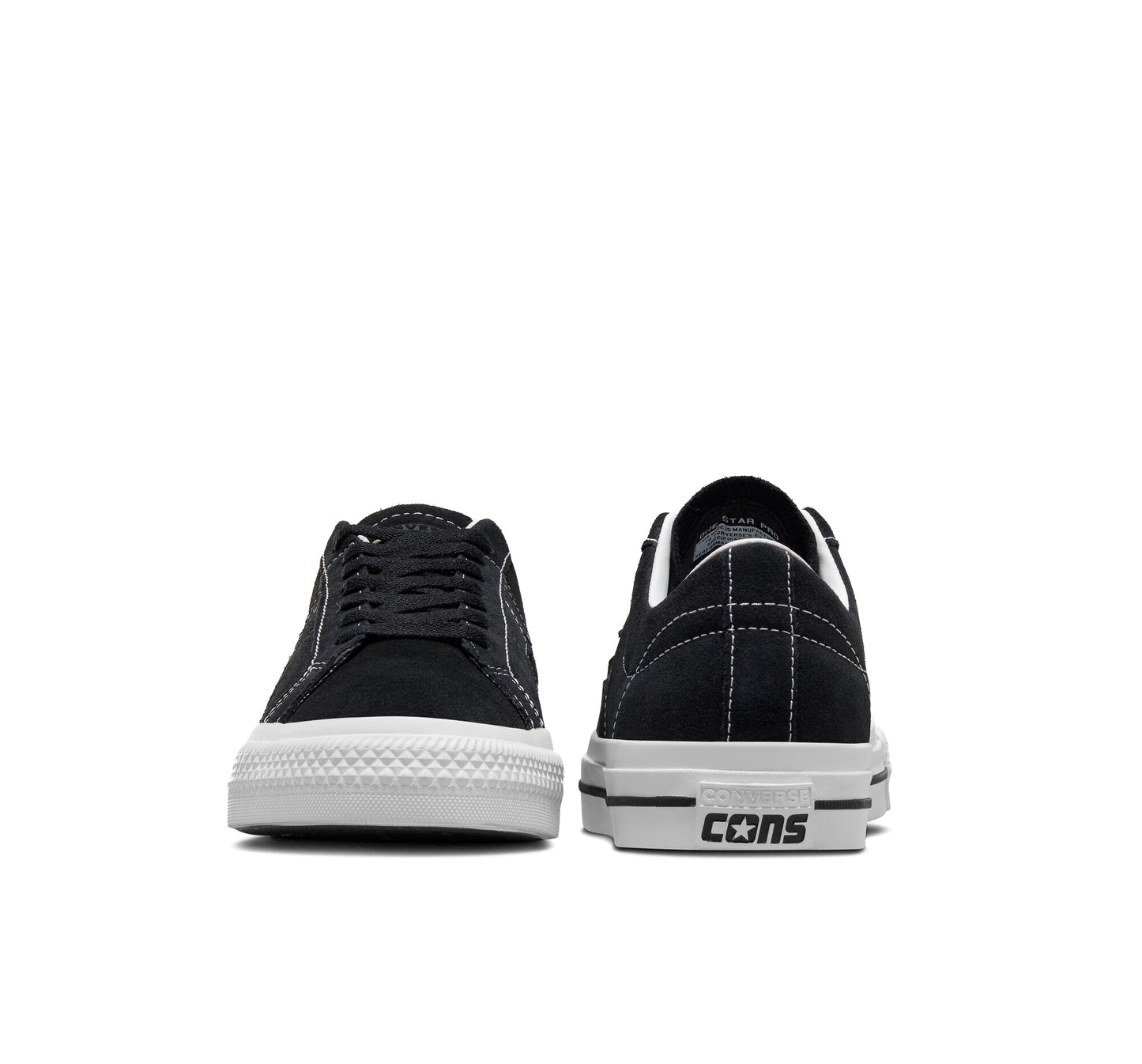 One Star Pro Suede OX - Black / Black / White