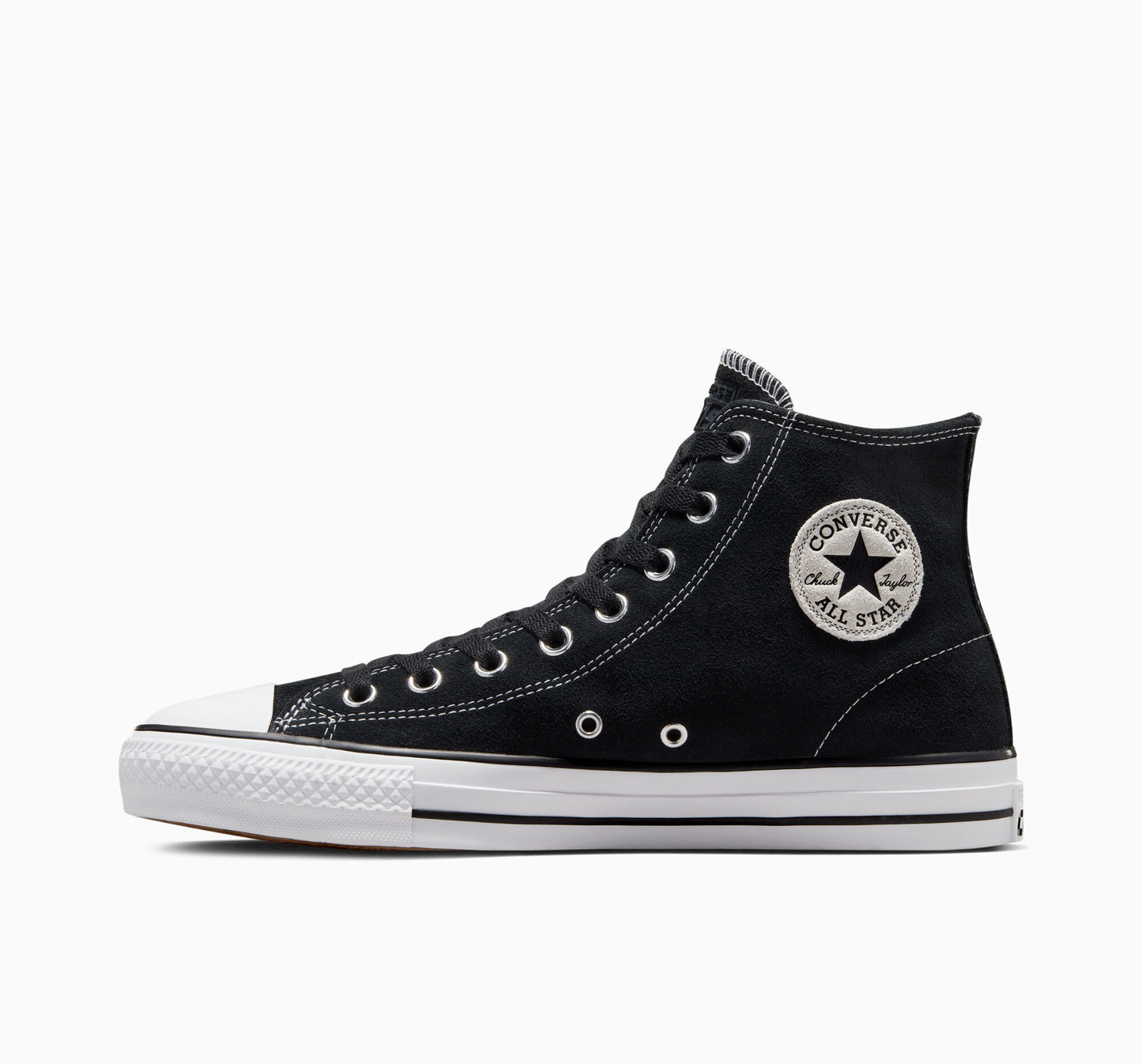 Chuck Taylor All Star Pro Suede Hi - Black / Black / White
