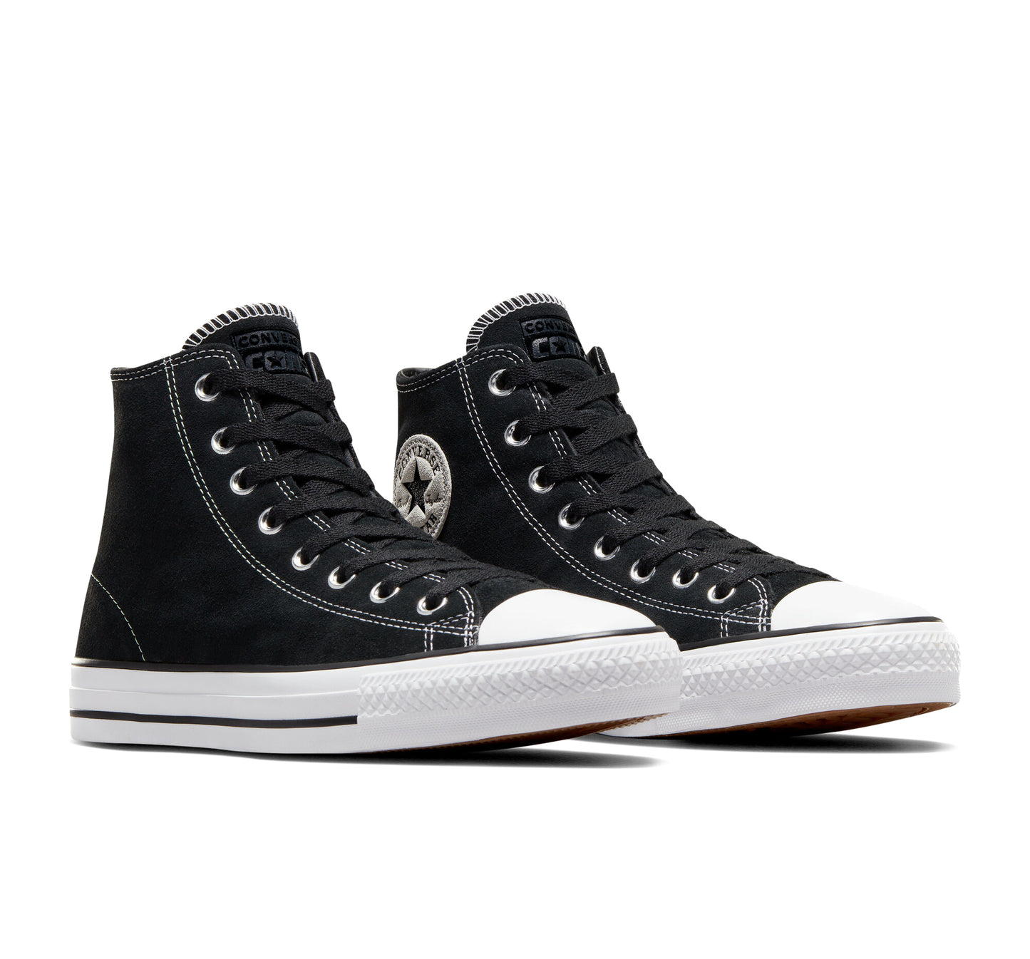 Chuck Taylor All Star Pro Suede Hi - Black / Black / White