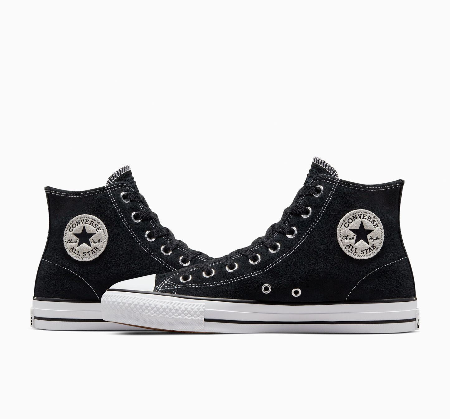 Chuck Taylor All Star Pro Suede Hi - Black / Black / White