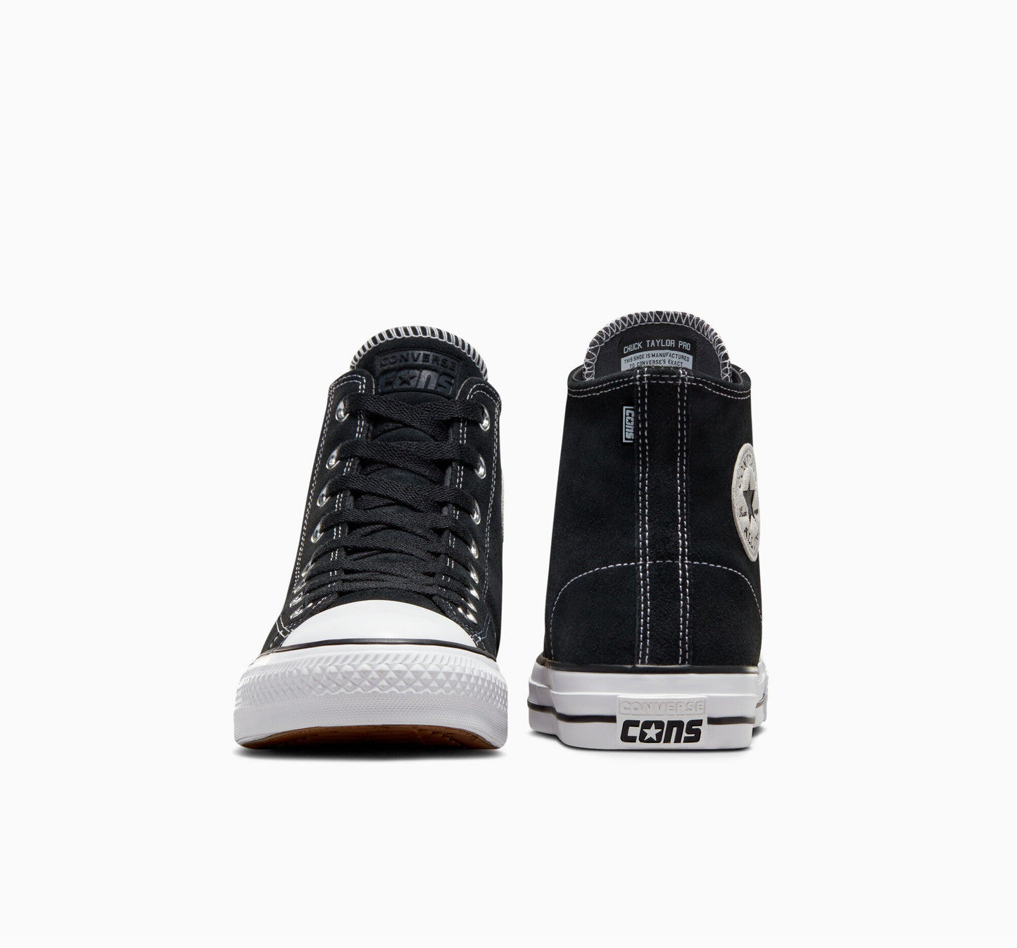 Chuck Taylor All Star Pro Suede Hi - Black / Black / White