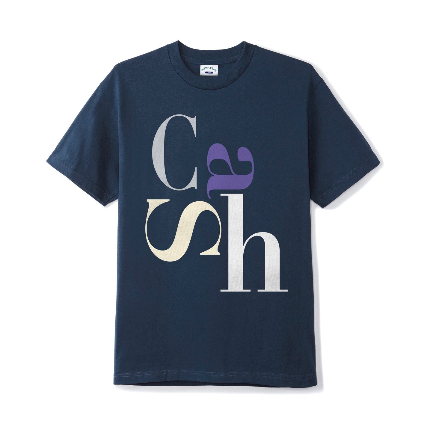 Big Letter Tee - Navy