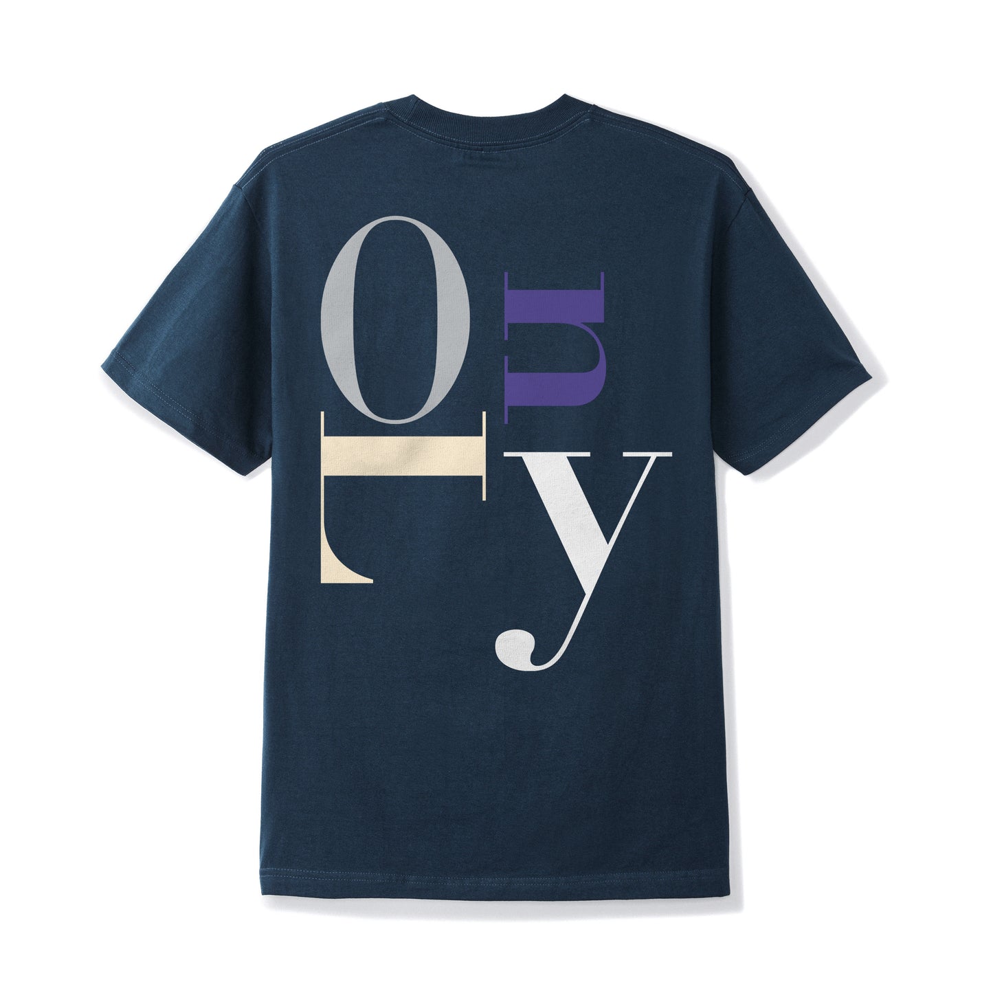 Big Letter Tee - Navy