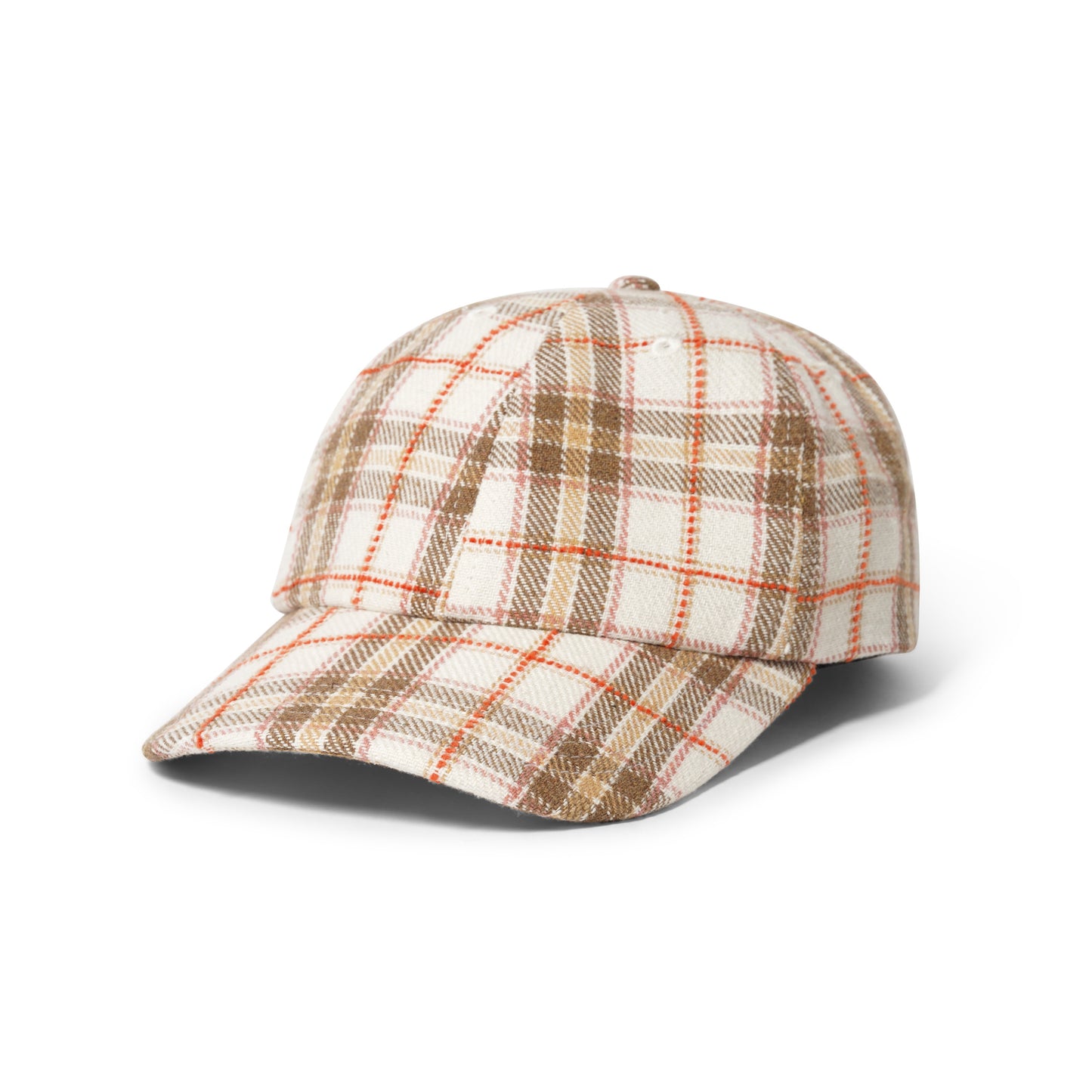 Bucket Plaid 6 Panel Cap - Brown