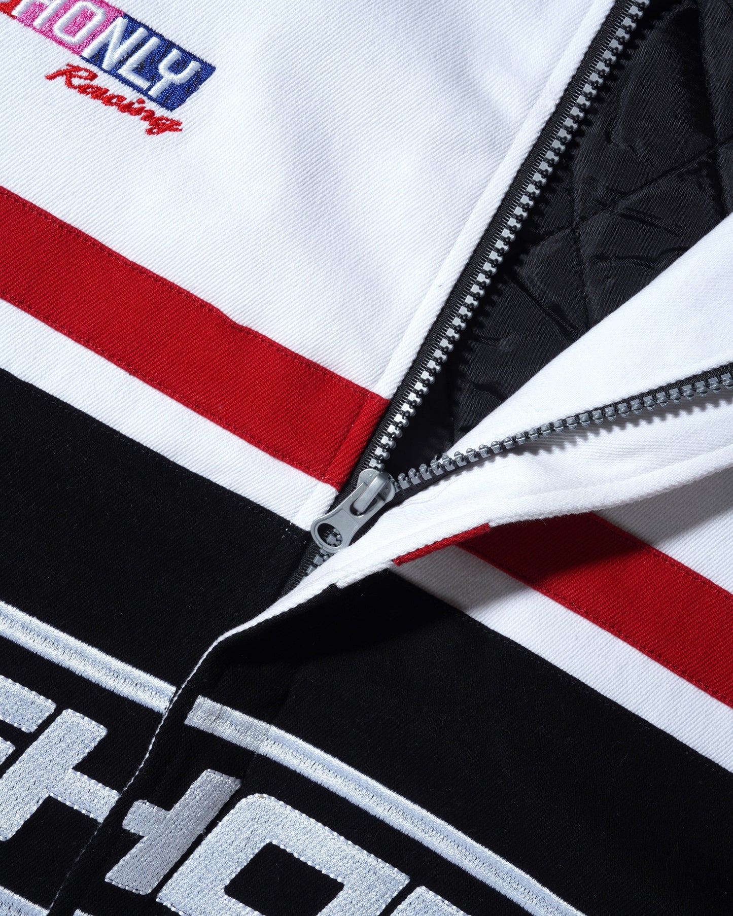 Racing Jacket - White / Black