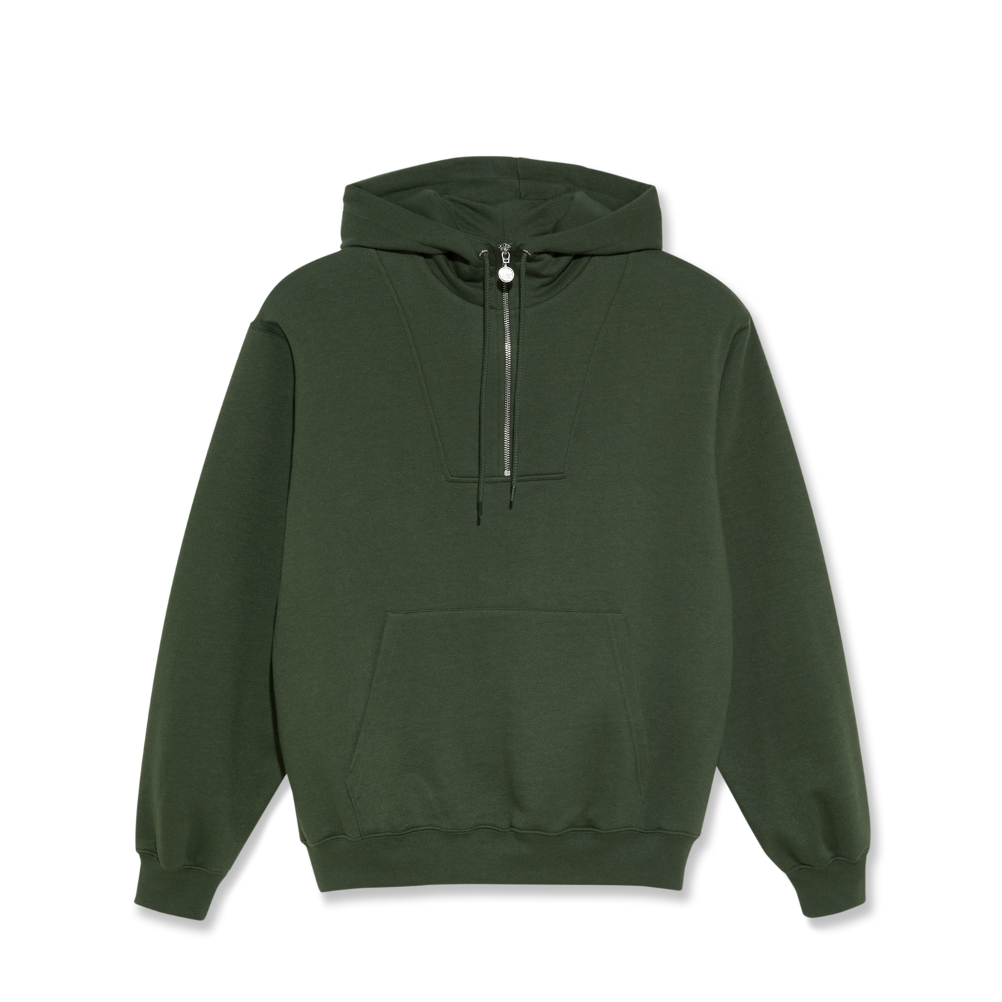Half Zip Hoodie - Dark Olive