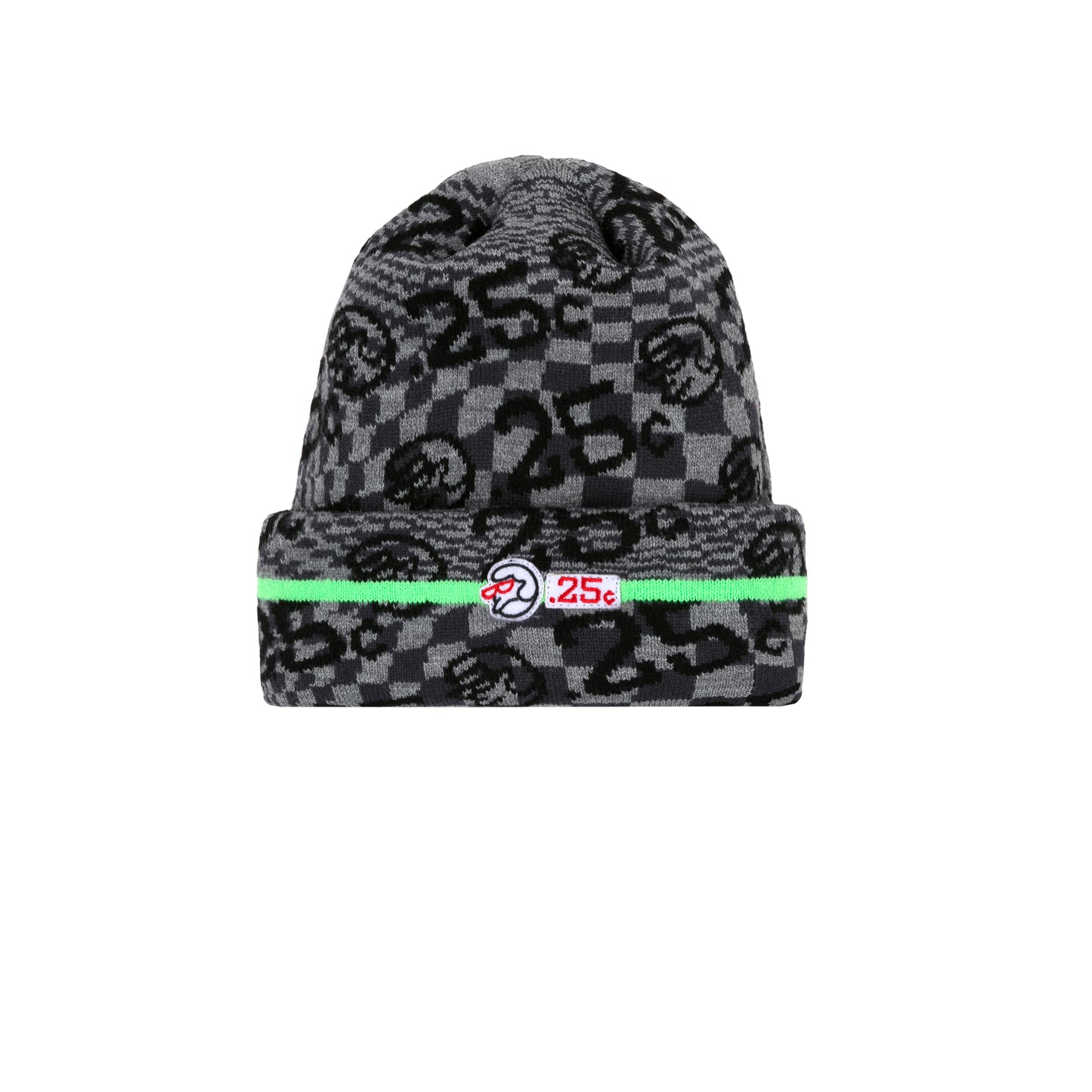 Quartersnacks x Classic Premium Cuff Beanie - Black / Grey