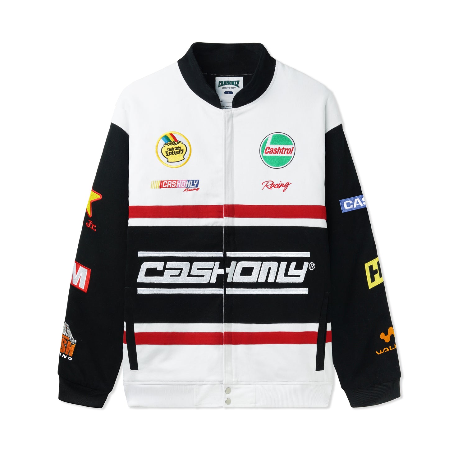 Racing Jacket - White / Black
