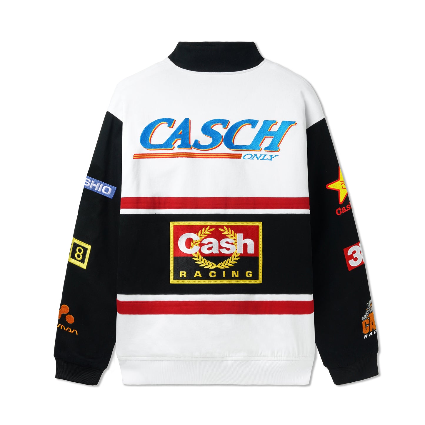 Racing Jacket - White / Black