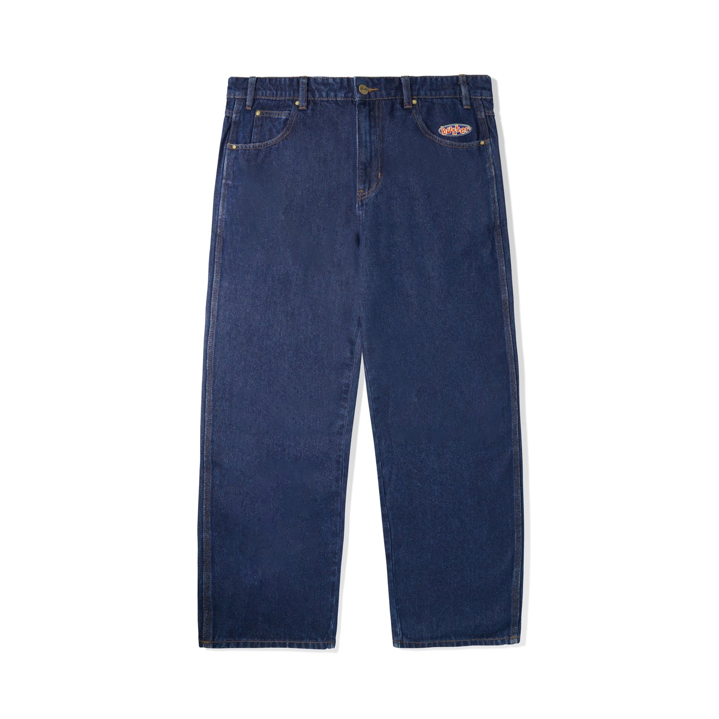 Scattered Denim Pants - Dark Indigo