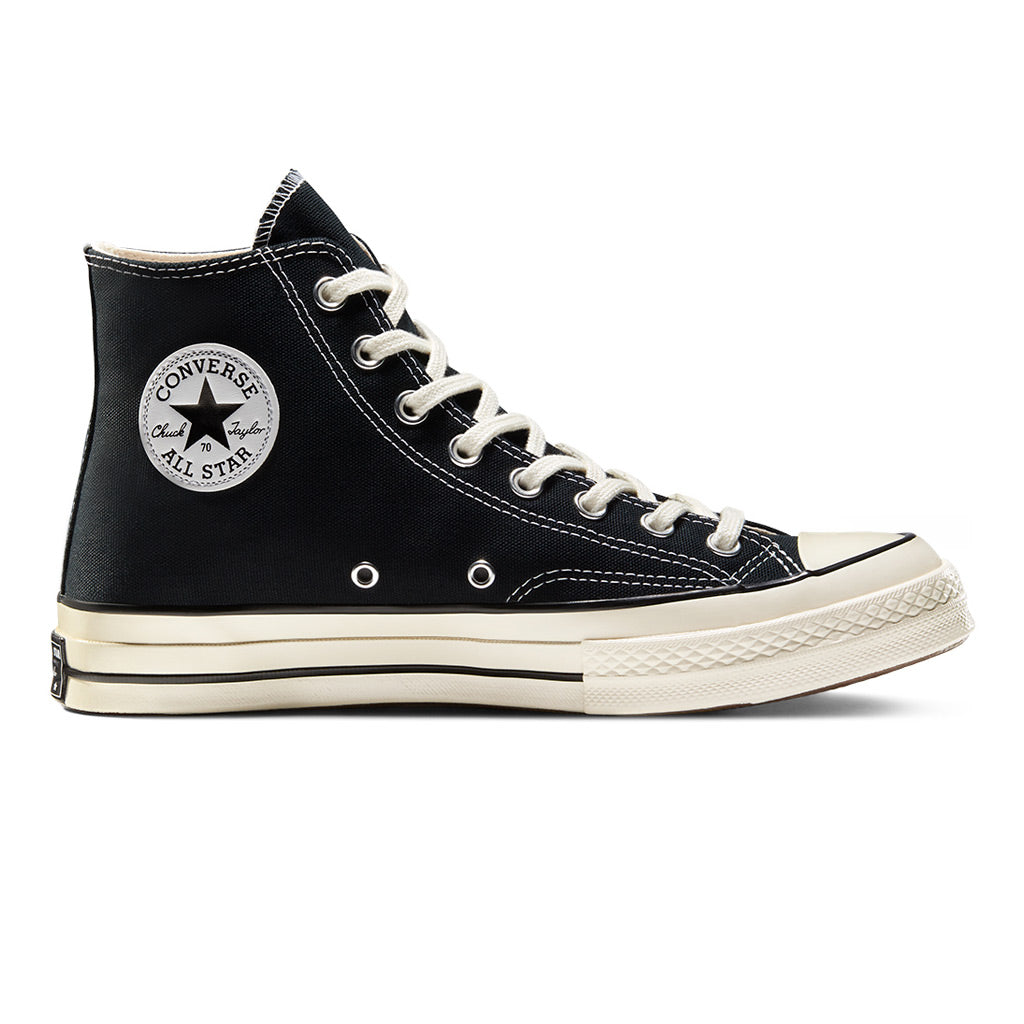 Chuck 70 Hi - Black / Black / Egret