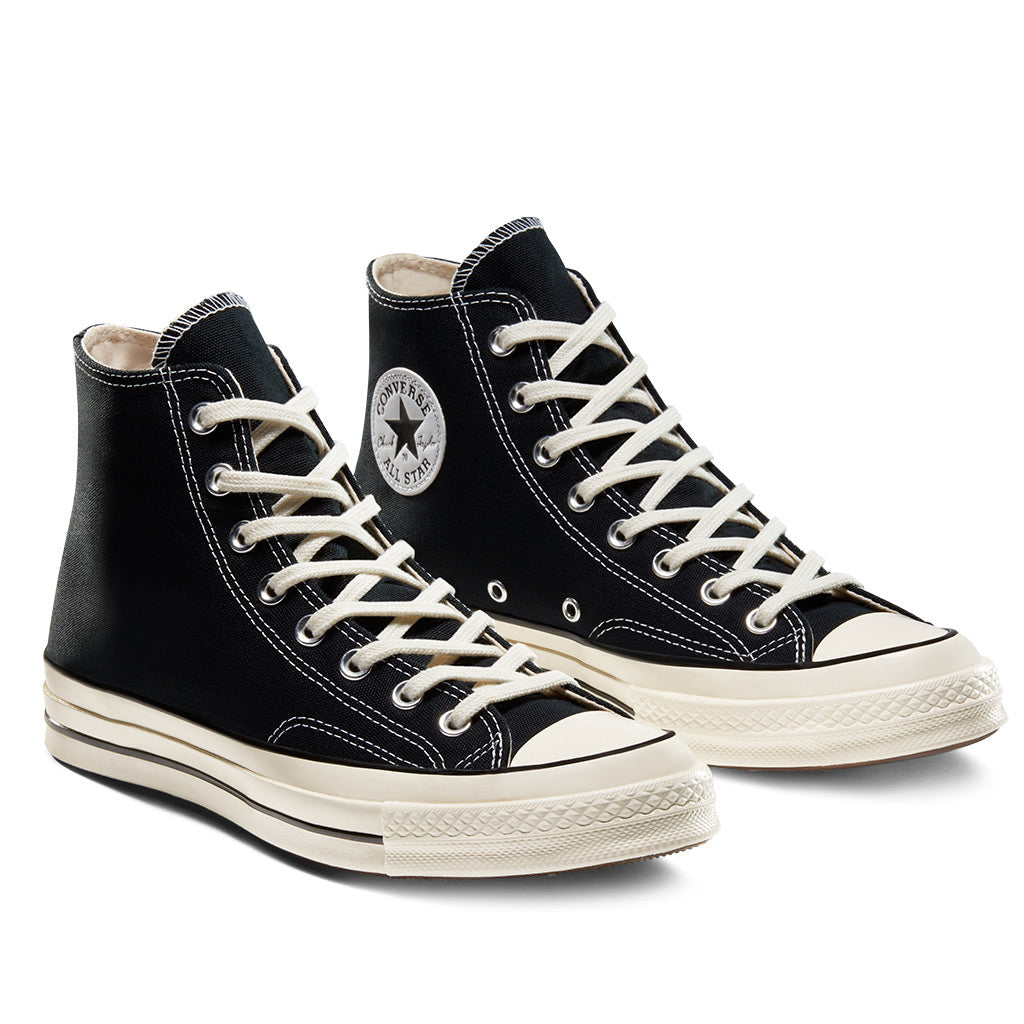 Chuck 70 Hi - Black / Black / Egret