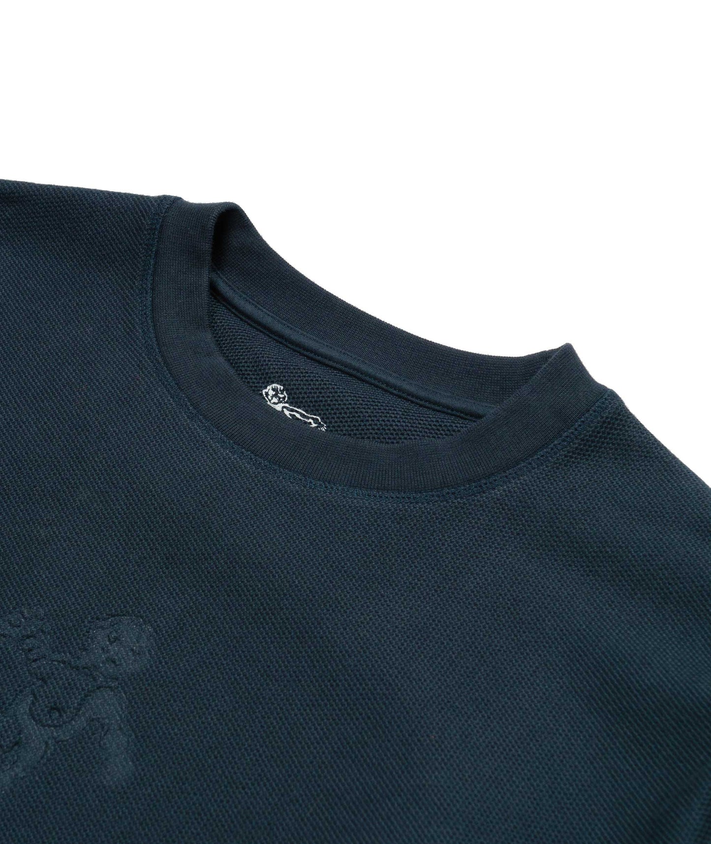 OG Logo Pique Crewneck - Navy