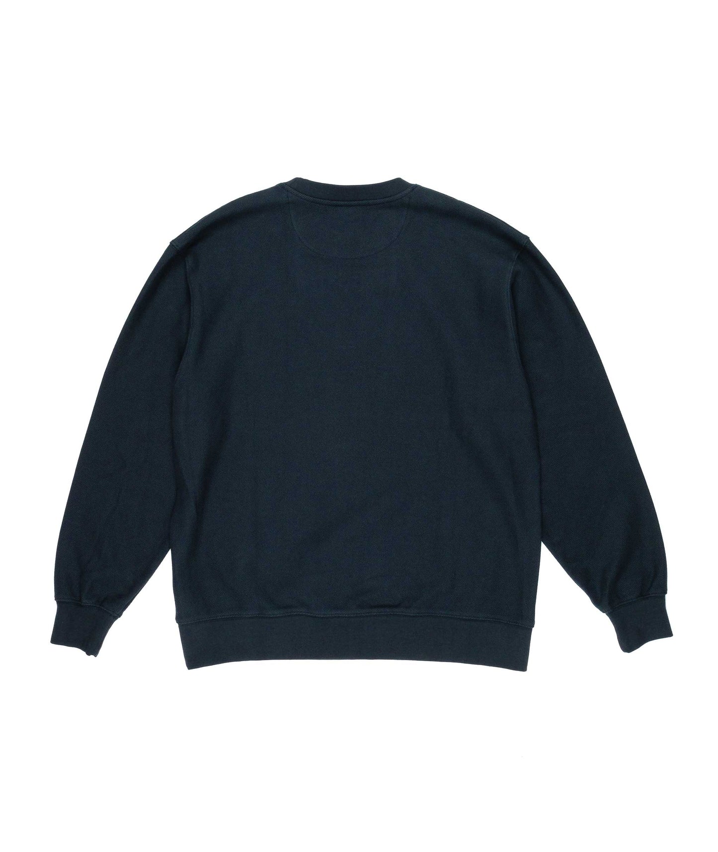 OG Logo Pique Crewneck - Navy
