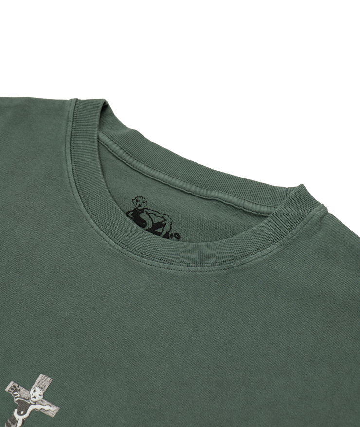Cross Tee - Green (pigment dyed)