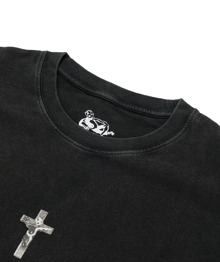 Cross Tee - Black (pigment dyed)