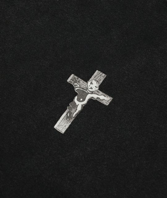 Cross Tee - Black (pigment dyed)