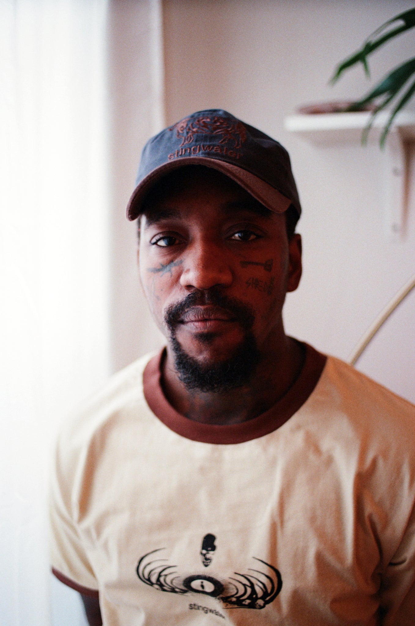 Kow Waxed Canvas Hat - Navy / Brown