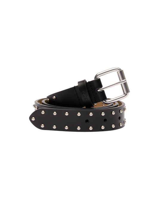 Mini Dome Stud Belt - Black