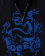 Draco Zip Hoodie - Black