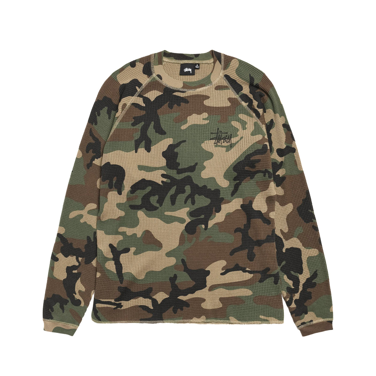 Raglan Thermal Basic Stock - Woodland Camo