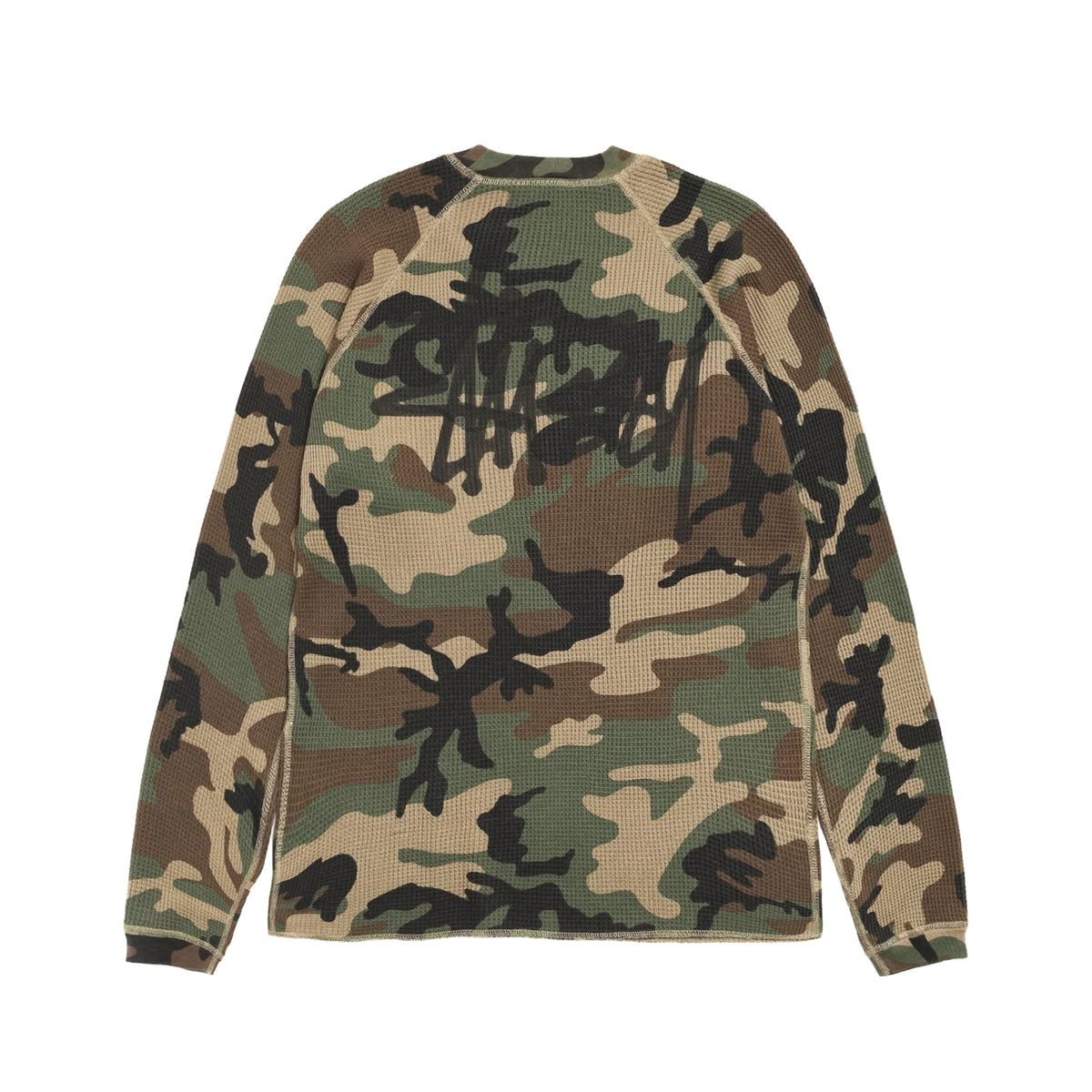 Raglan Thermal Basic Stock - Woodland Camo