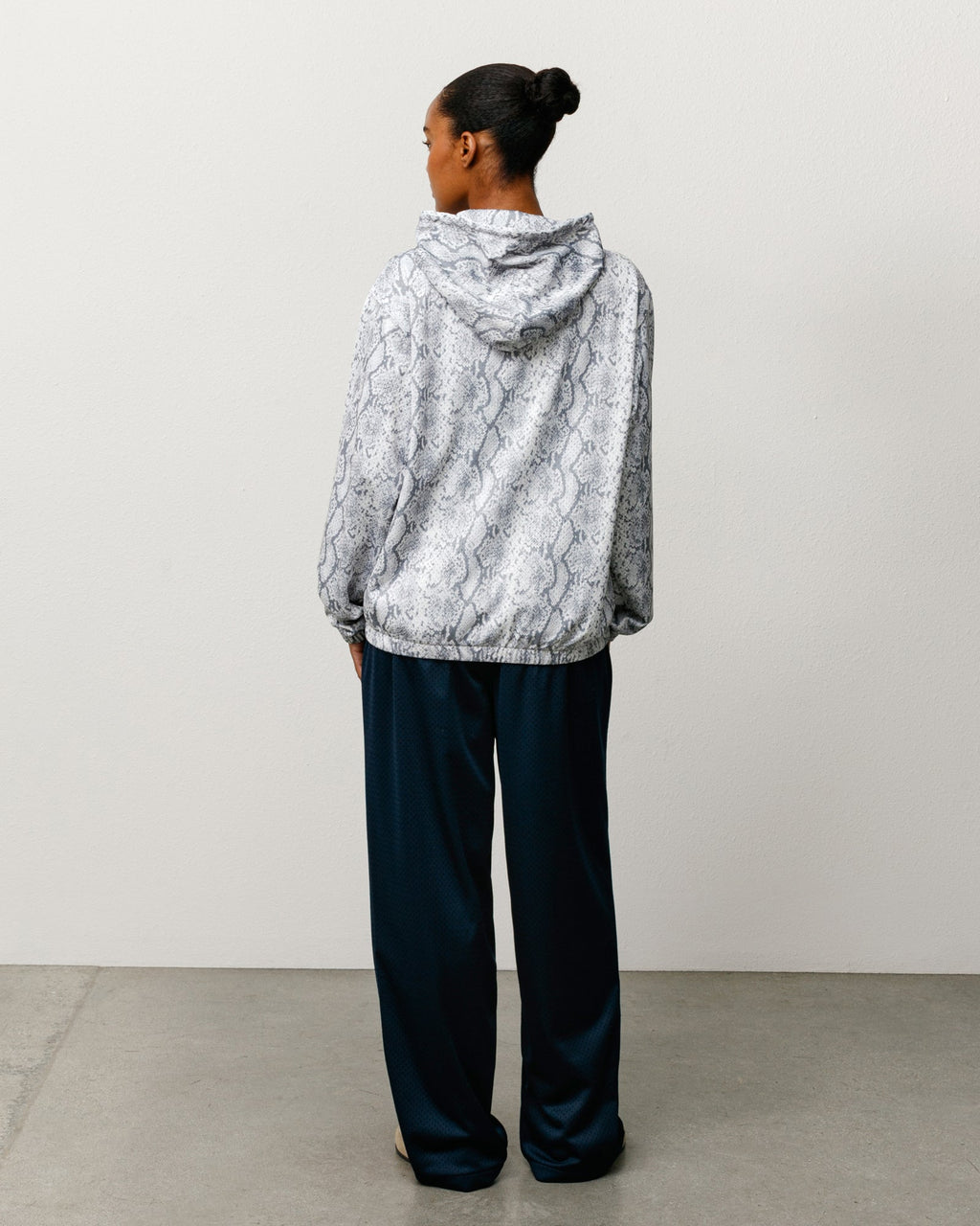 Athletic Mesh Zip Hood - Snake