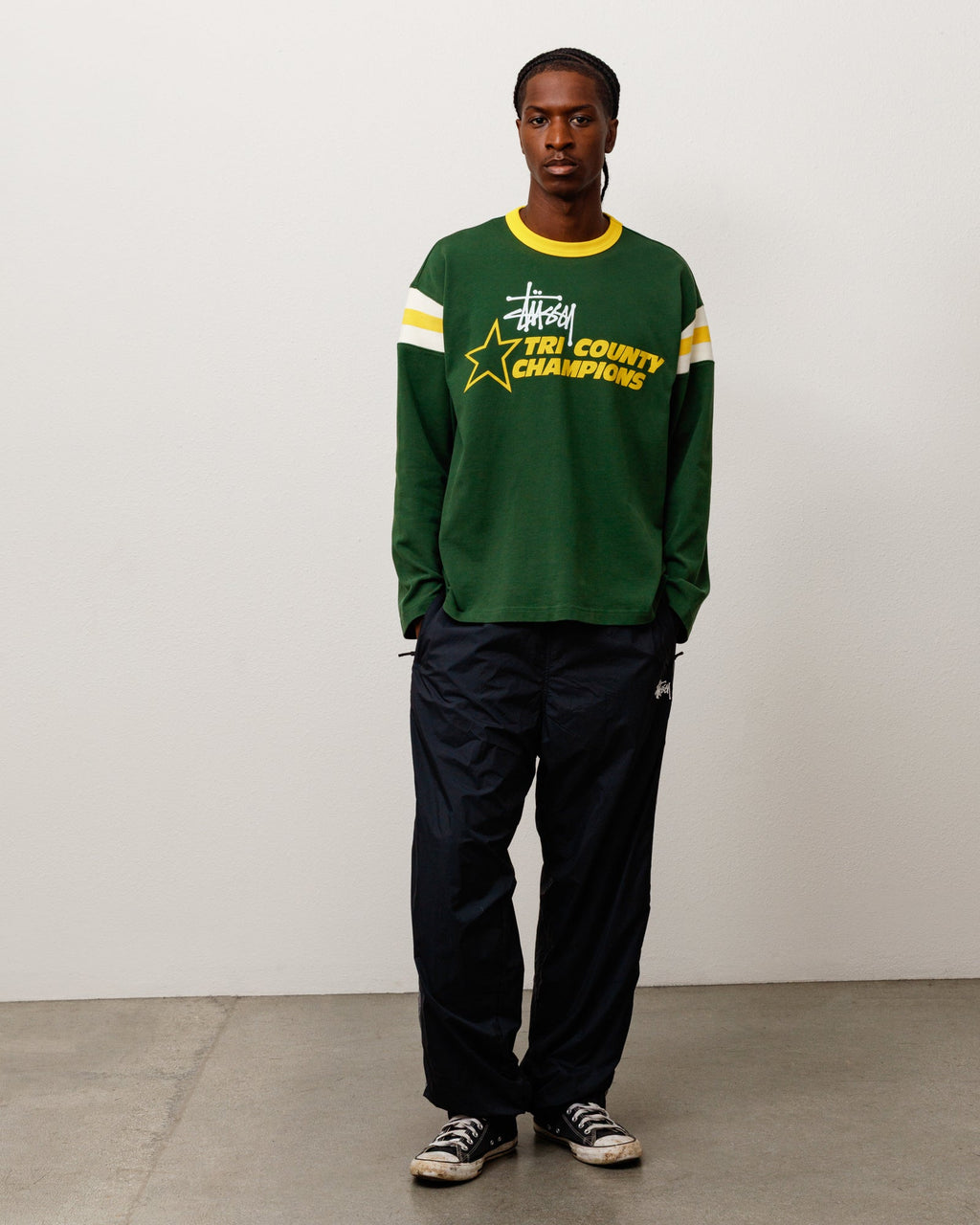 LS Ringer Tee - Green