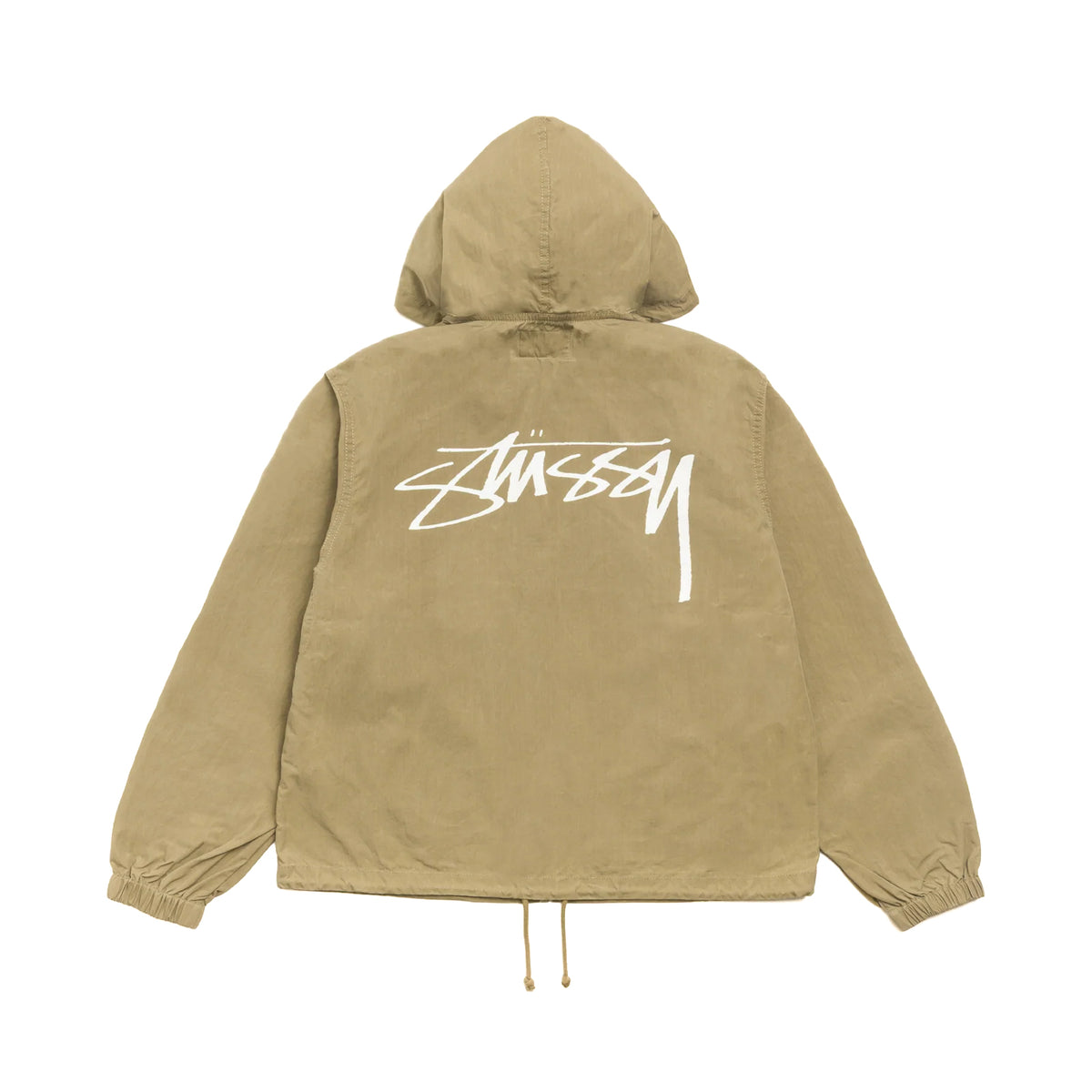 Beach Shell Cotton Wax Jacket - Olive